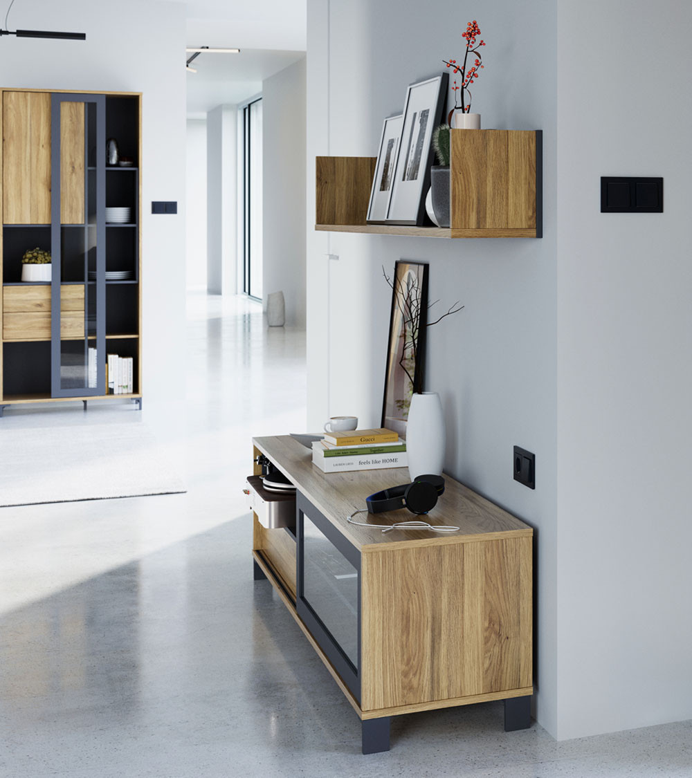 Estante de pared industrial FOLKE