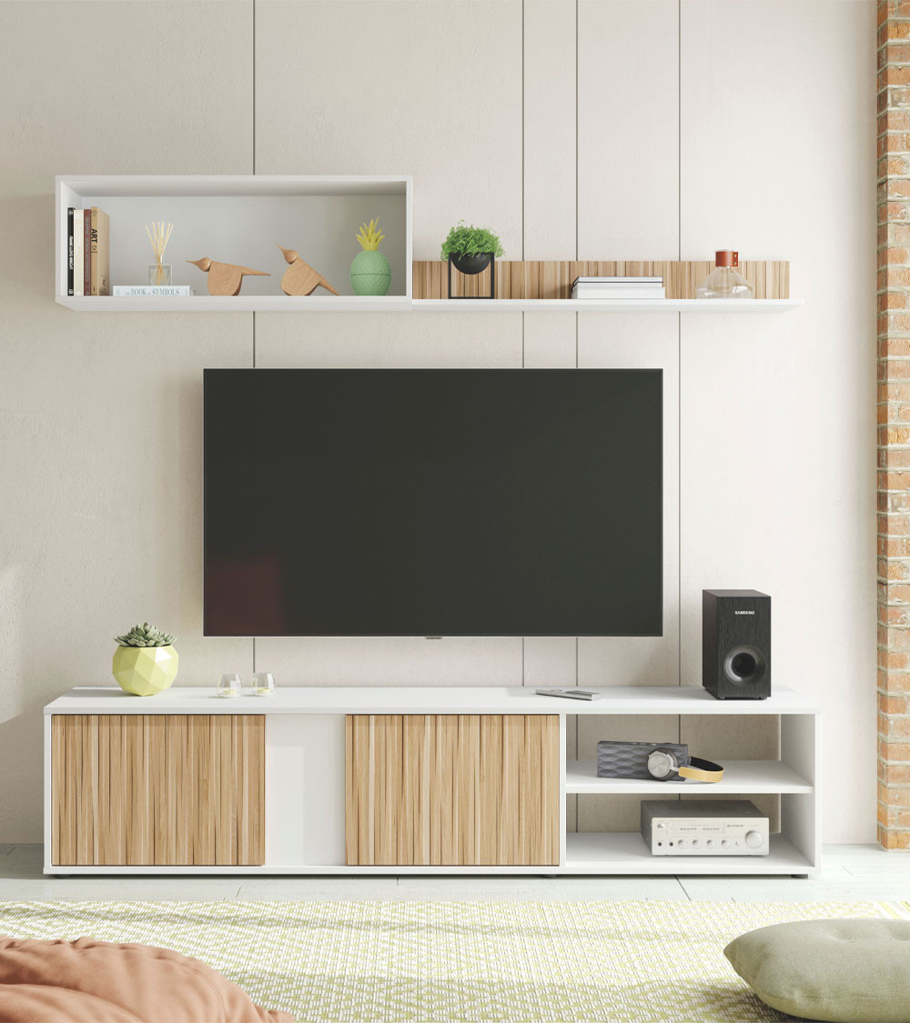 Mueble salón reversible 180 cm EDITH Mueble salón reversible 180 cm EDITH