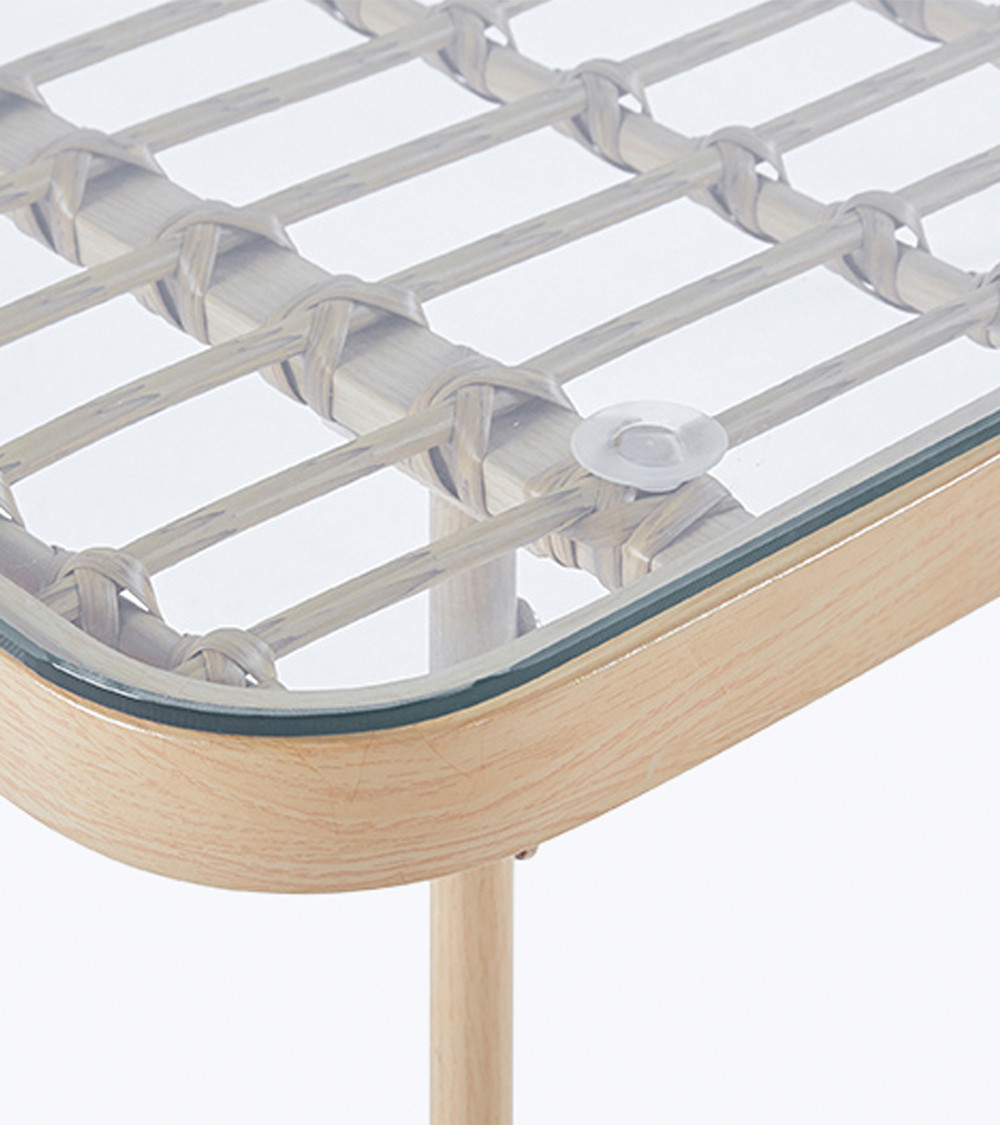 Conjunto de Jardín Bulan 4 Piezas de ratan