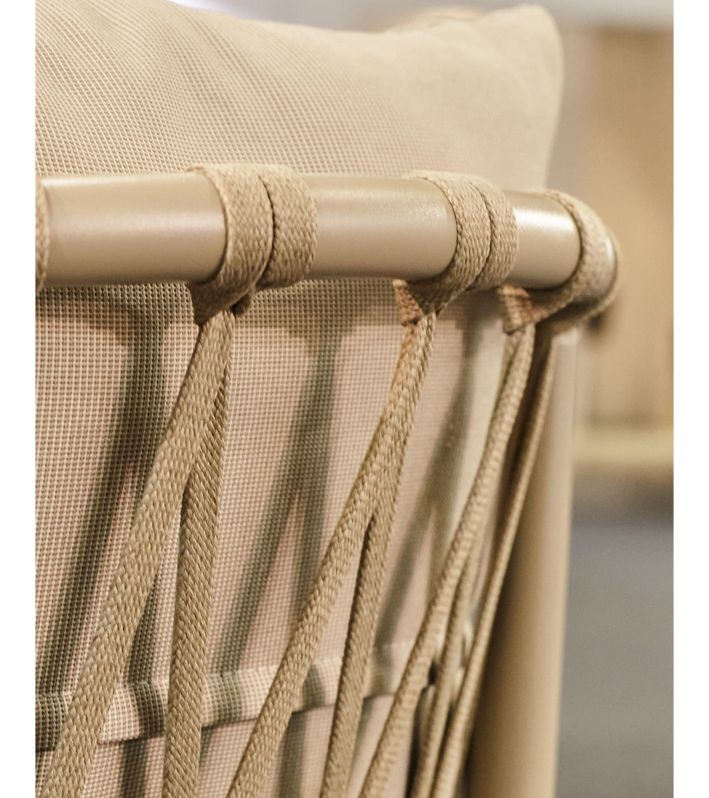 Pack de 4 Sillones Breza color arena