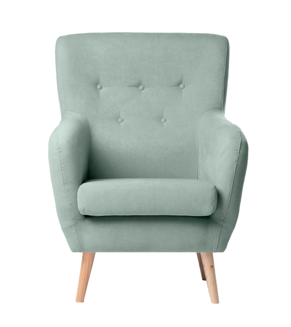 Butaca nórdica tapizada WENDY