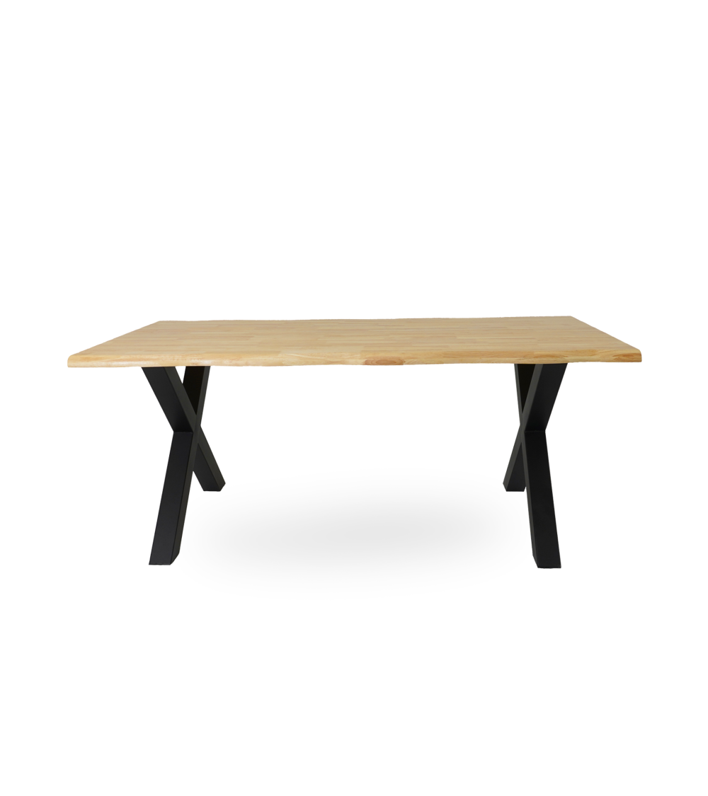 Mesa comedor Ciudadela de madera natural maciza