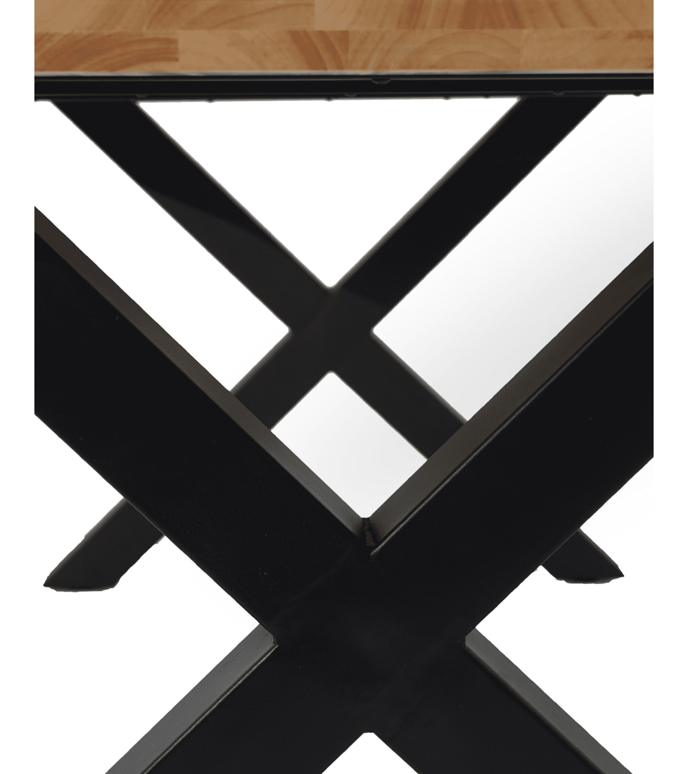 Mesa comedor Ciudadela de madera natural maciza