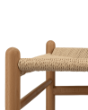 Pack de 2 Sillas Otti de Madera Natural con Asiento Trenzado - Estilo Nórdico Pack de 2 Sillas Otti de Madera Natural con Asiento Trenzado - Estilo Nórdico