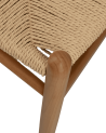 Pack de 2 Sillas Otti de Madera Natural con Asiento Trenzado - Estilo Nórdico Pack de 2 Sillas Otti de Madera Natural con Asiento Trenzado - Estilo Nórdico