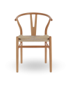 Pack de 2 Sillas Otti de Madera Natural con Asiento Trenzado - Estilo Nórdico Pack de 2 Sillas Otti de Madera Natural con Asiento Trenzado - Estilo Nórdico