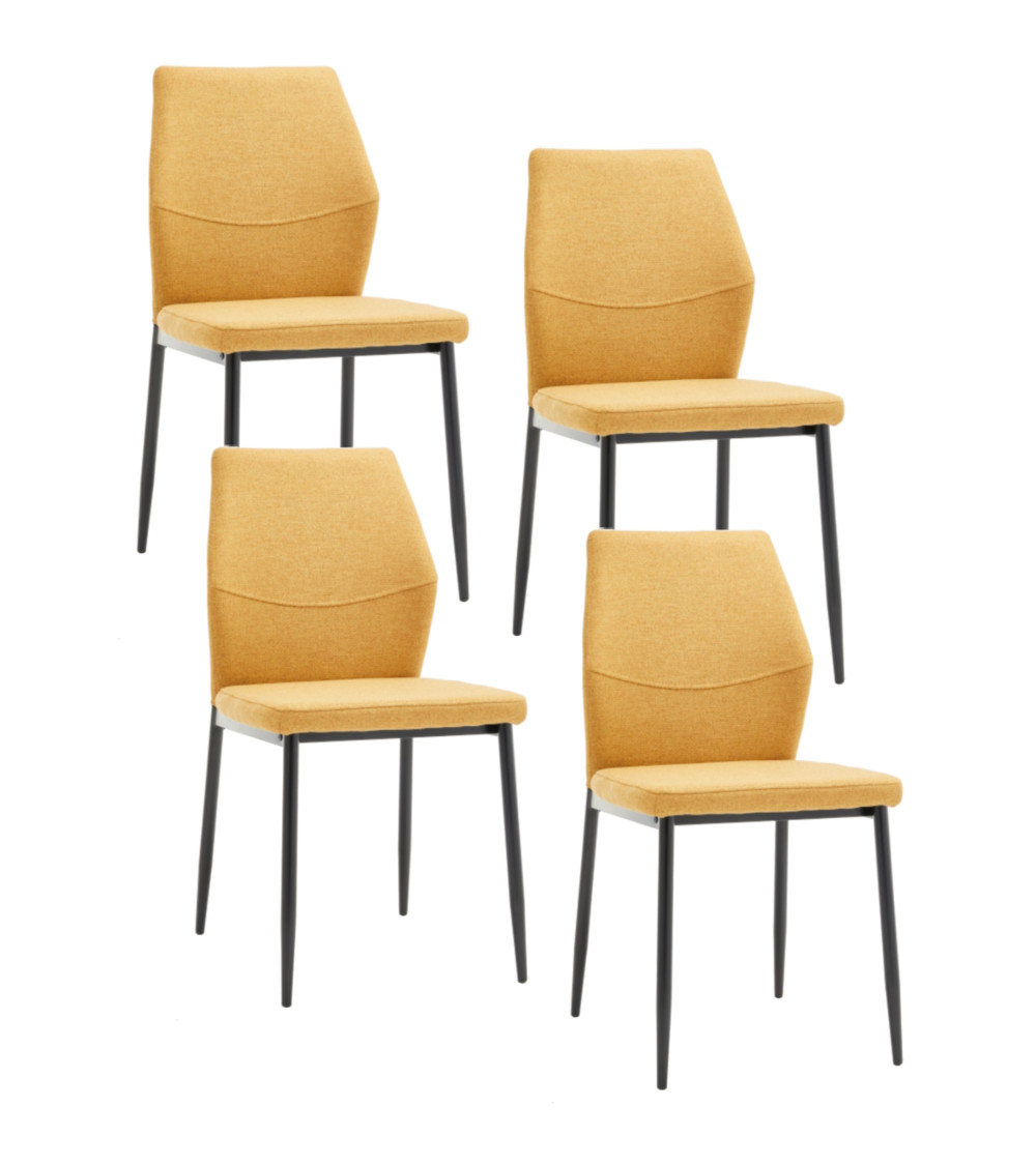 Sillas Nobles - Pack de 4 sillas modernas y cómodas para comedor