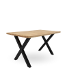 Mesa de comedor Bilbao - patas en X 4 – 6 comensales Mesa de comedor Bilbao - patas en X 4 – 6 comensales