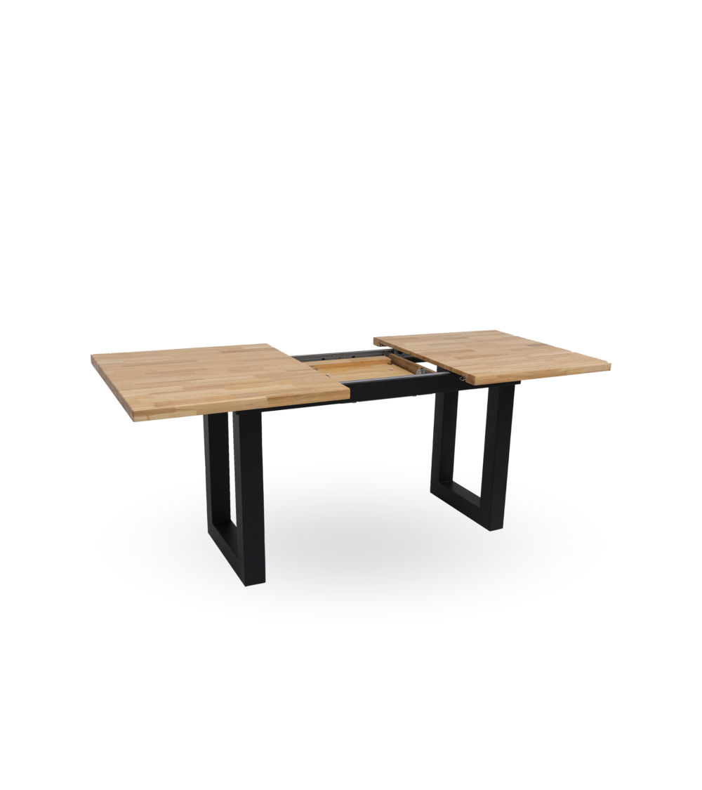 Mesa de comedor extensible de roble Versus Mesa de comedor extensible de roble Versus