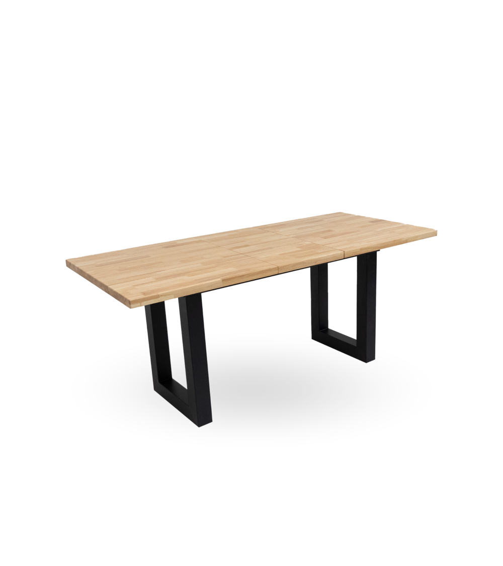 Mesa de comedor extensible de roble Versus Mesa de comedor extensible de roble Versus