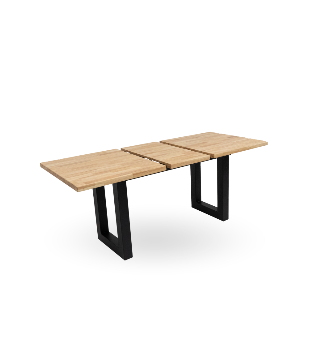 Mesa de comedor extensible de roble Versus Mesa de comedor extensible de roble Versus