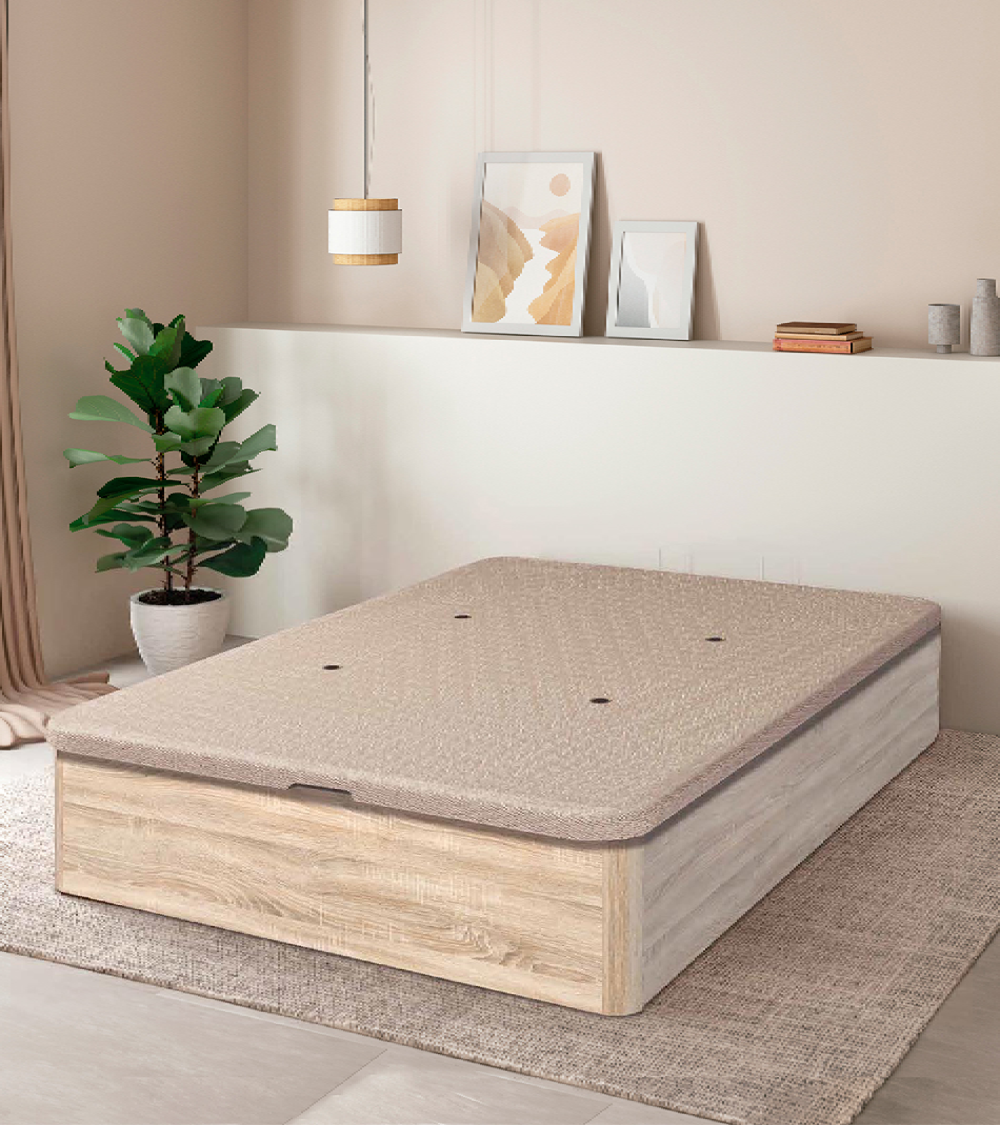 Canapé abatible ATENEA con tapa tapizada