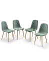 Pack de 4 Sillas de Comedor Suiz - Diseño Moderno y Elegante