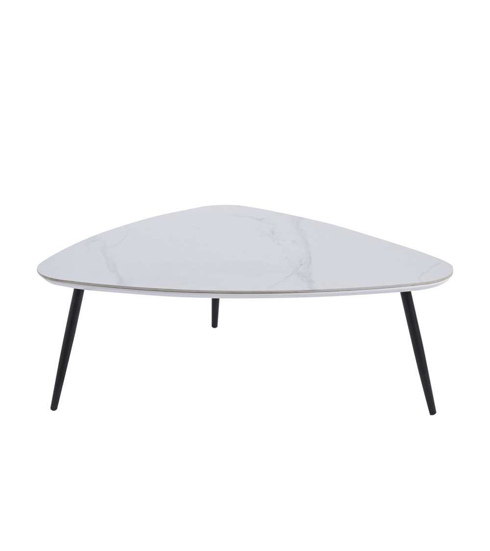 Mesa de centro Island – Juego de 2 mesas nido con acabado cerámico