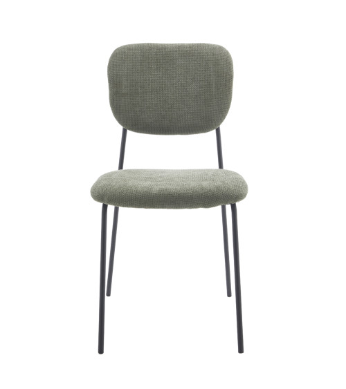 Pack 4 sillas Tull – Apilables, tapizadas y modernas