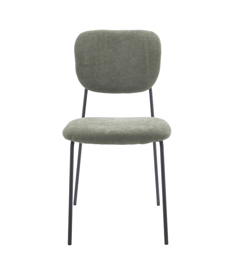 Pack 4 sillas Tull – Apilables, tapizadas y modernas