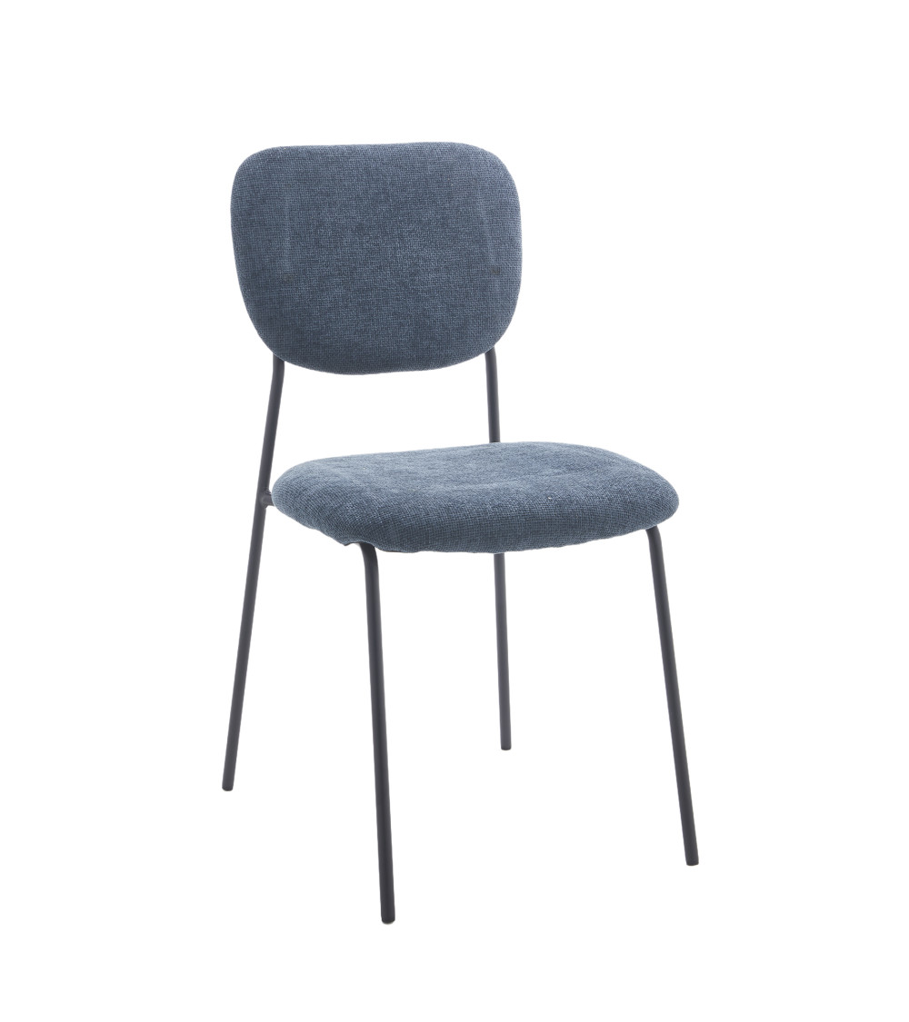 Pack 4 sillas Tull – Apilables, tapizadas y modernas