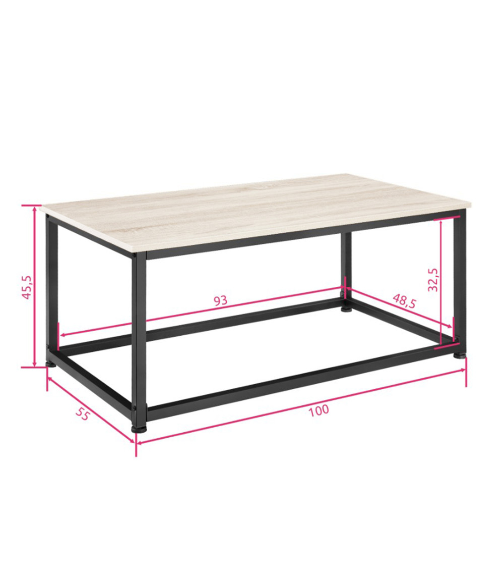 Mesa de centro Viera – Diseño moderno y resistente