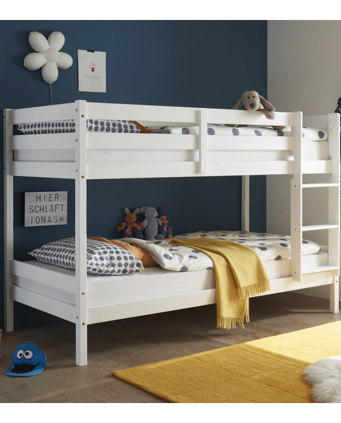 Litera Martu – Litera juvenil blanca convertible en 2 camas