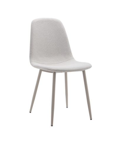 Pack 4 Sillas Bolo – Tapizadas antimanchas y patas crema Pack 4 Sillas Bolo – Tapizadas antimanchas y patas crema