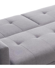 Sofá Abu – Chaiselongue cama con módulo reversible en gris