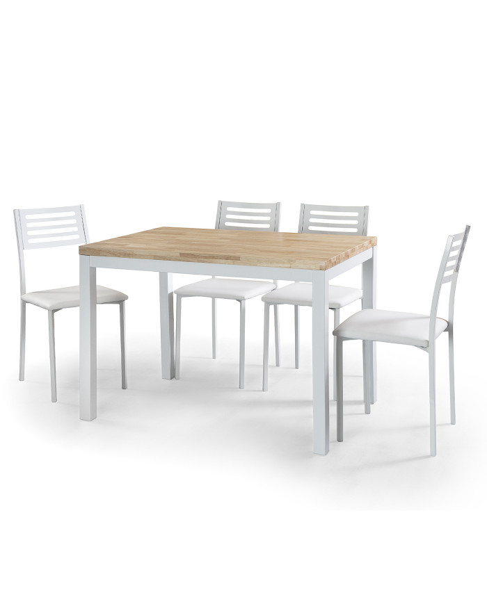 Pack 4 sillas Jul – Sillas de cocina tapizadas en PVC