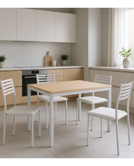 Pack 4 sillas Jul – Sillas de cocina tapizadas en PVC