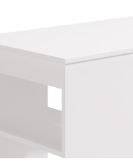 Mesa alta Valen – Mesa de cocina con estantería integrada