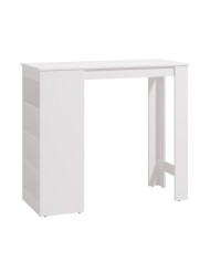 Mesa alta Valen – Mesa de cocina con estantería integrada