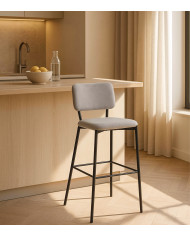 Taburetes Ned – Pack de 4 tapizados en tela antimanchas Taburetes Ned – Pack de 4 tapizados en tela antimanchas