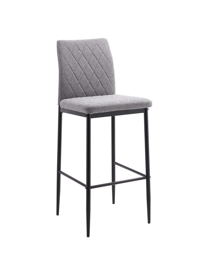 Taburetes Estor – Pack de 4 altos con tapizado antimanchas Taburetes Estor – Pack de 4 altos con tapizado antimanchas