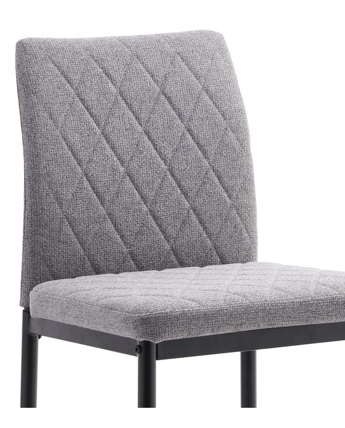 Taburetes Estor – Pack de 4 altos con tapizado antimanchas Taburetes Estor – Pack de 4 altos con tapizado antimanchas