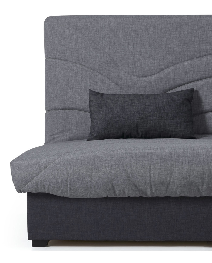 Sofá cama Tedgi – Apertura clic clac con arcón y colchones de poliuretano