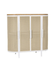 Aparador Maya – Diseño vintage ovalado con estructura metálica