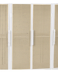 Aparador Maya – Diseño vintage ovalado con estructura metálica