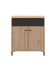 Aparador Avion – Mueble moderno con acabado roble y efecto alistonado