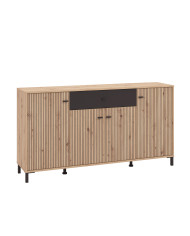 Aparador Avion – Mueble moderno con acabado roble y efecto alistonado