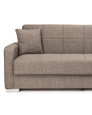 Sofá cama Torra – Con arcón, muelles y cojines incluidos Sofá cama Torra – Con arcón, muelles y cojines incluidos