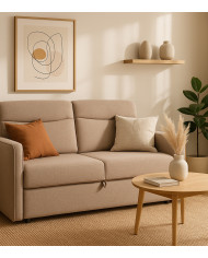 Sofá cama Ubud 2 plazas – Compacto con apertura tipo delfín Sofá cama Ubud 2 plazas – Compacto con apertura tipo delfín