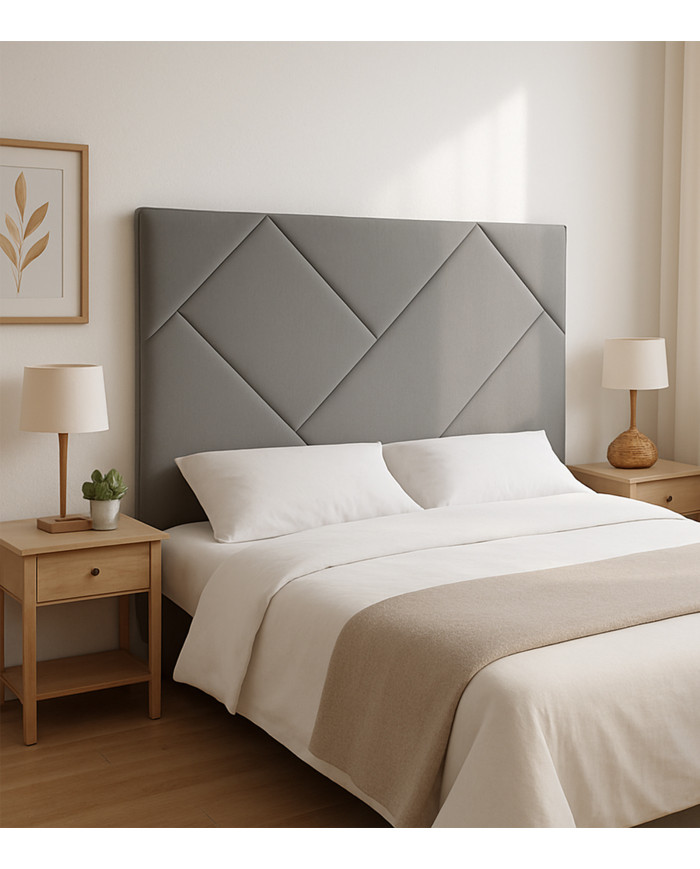 Cabecero Eupa – Tapizado en polipiel o tela, diseño moderno