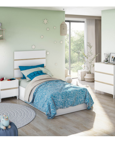 Cabezal Ébano cama 90 cm – Diseño moderno y fijación a pared Cabezal Ébano cama 90 cm – Diseño moderno y fijación a pared
