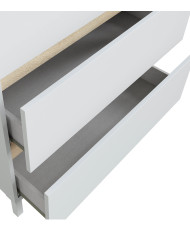 Cómoda Noive 3 cajones – Compacta con patas altas y guías metálicas