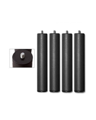 Pack patas de somier forma cilíndrica