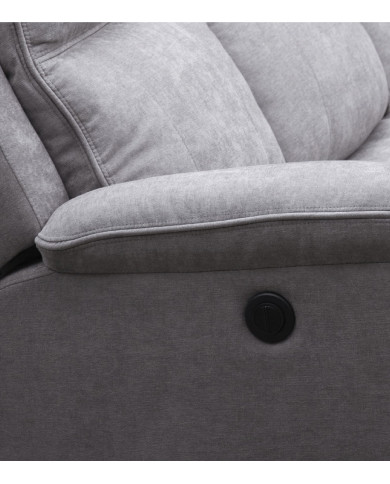 Sofá Reimon eléctrico 3 plazas – Relax motorizado con estilo moderno