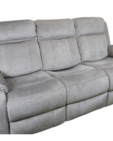 Sofá Reimon eléctrico 3 plazas – Relax motorizado con estilo moderno
