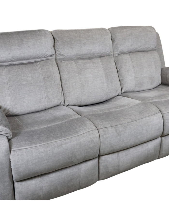 Sofá Reimon eléctrico 3 plazas – Relax motorizado con estilo moderno