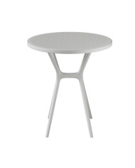 Mesa auxiliar Gaia – Redonda y ligera para exterior o interior