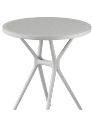 Mesa auxiliar Gaia – Redonda y ligera para exterior o interior