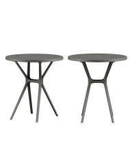 Mesa auxiliar Gaia – Redonda y ligera para exterior o interior