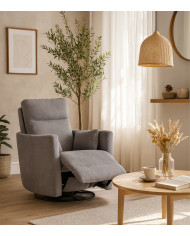 Sillón relax May – Tapizado con sistema por palanca y muelles de acero